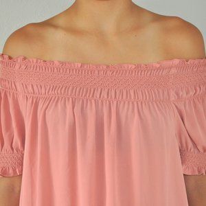 Coral Blouse